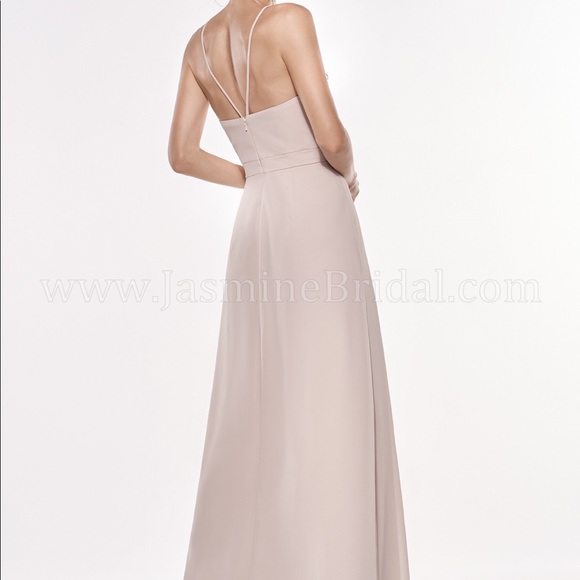 NEW Jasmine Bridal Georgette Bridesmaid Dress - Picture 2 of 6